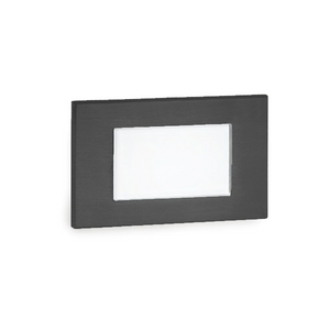 WAC WL-LED130F Step And Wall Light  277V 3000K Black on Aluminum WL-LED130F-C-BK