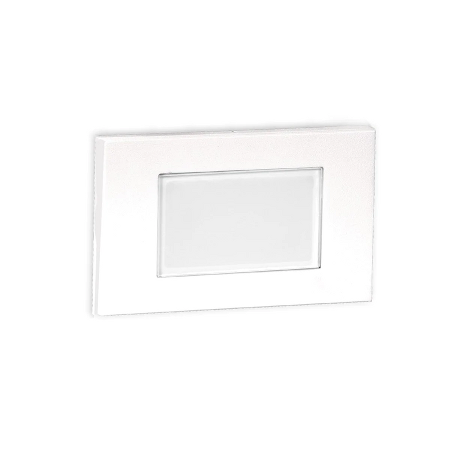 WAC WL-LED130-C-WT WL-LED130 Step And Wall Light 120V 3000K White on Aluminum - Atlantic Lighting