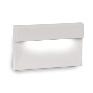 WAC WL-LED140F Step And Wall Light 277V 3000K White on Aluminum WL-LED140F-C-WT