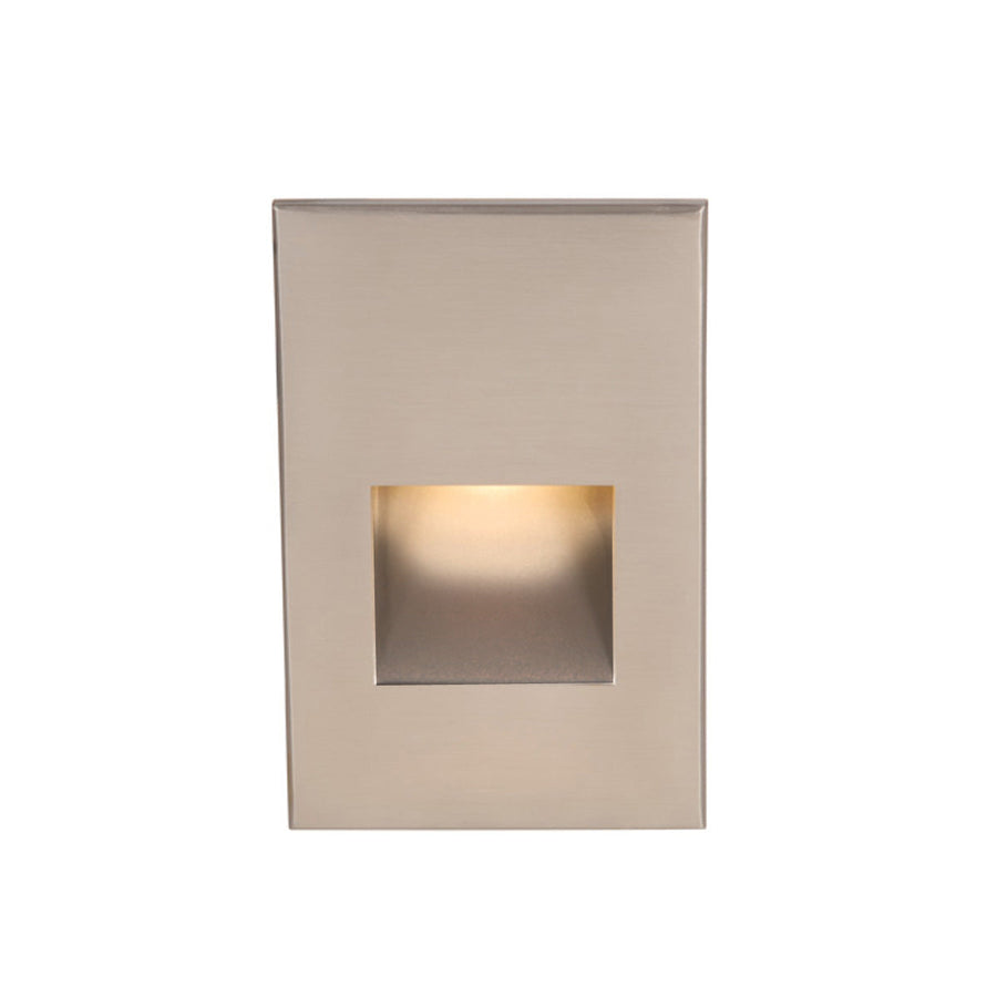 WAC WL-LED200F-AM-BN WL-LED200F Step And Wall Light Amber 277V Brushed Nickel - Atlantic Lighting