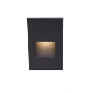 WAC WL-LED200F Step And Wall Light 277V 3000K Black on Aluminum WL-LED200F-C-BK