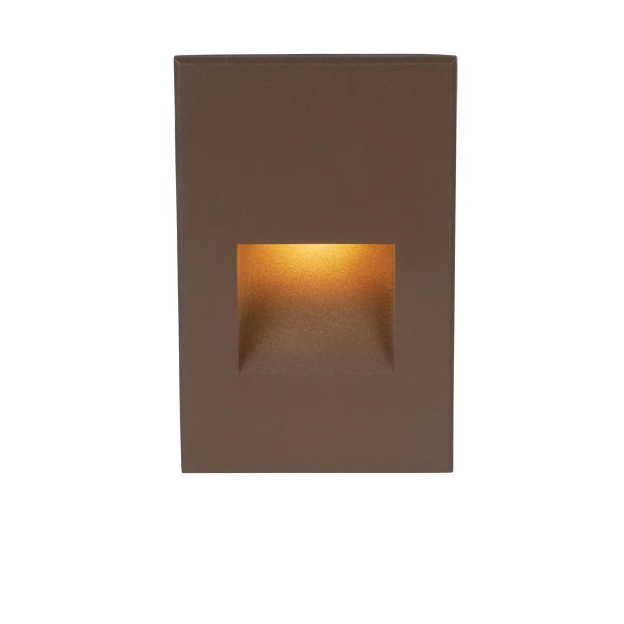 WAC WL-LED200F-RD-BZ WL-LED200F Step And Wall Light Red 277V Bronze on Aluminum - Atlantic Lighting