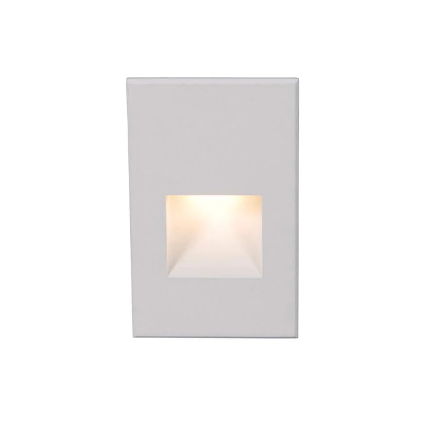 WAC WL-LED200-BL-WT WL-LED200 Step And Wall Light Blue 120V White on Aluminum - Atlantic Lighting