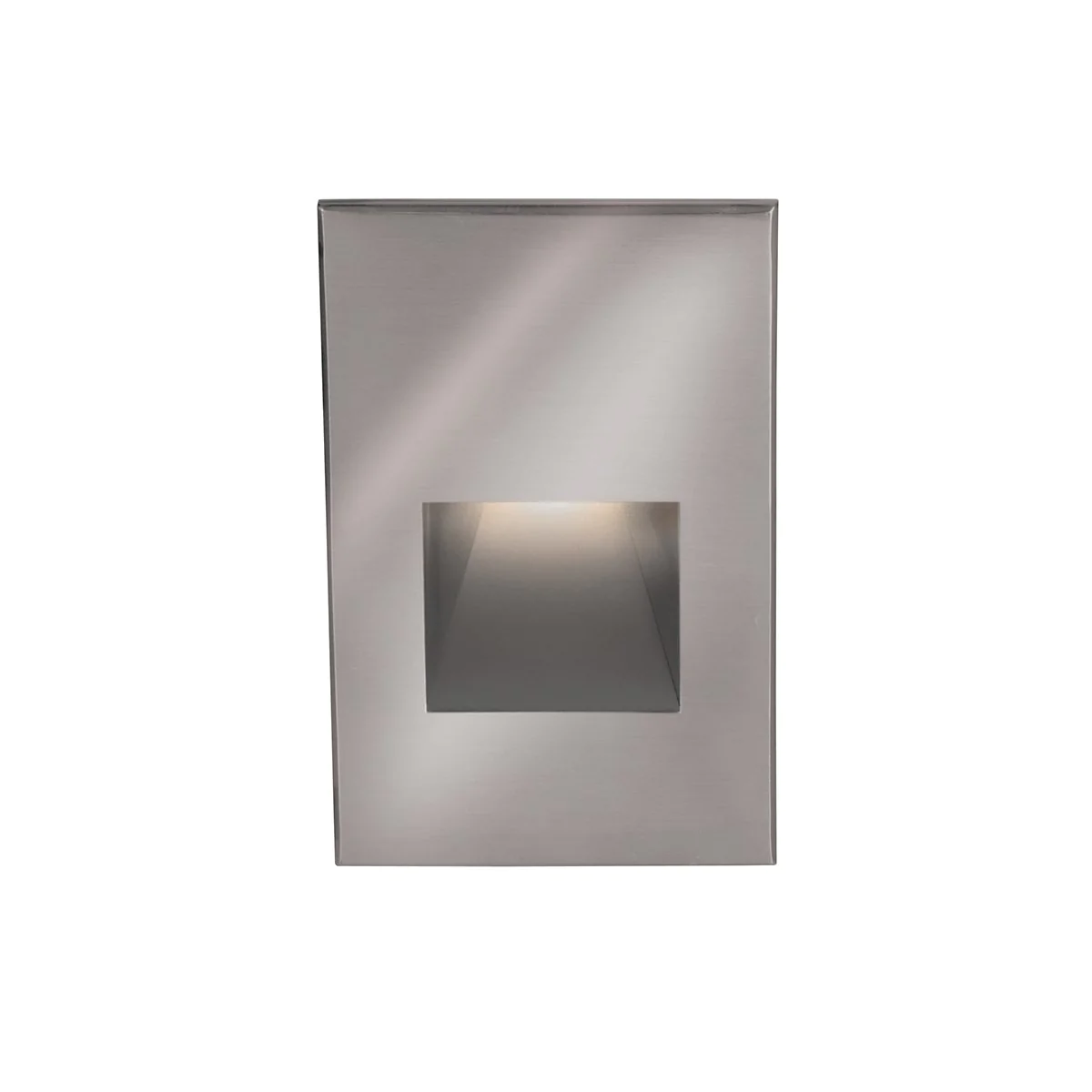 WAC WL-LED200F-RD-SS WL-LED200F Step And Wall Light Red 277V Stainless Steel - Atlantic Lighting