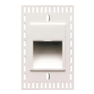 WL-LED200TR Step And Wall Light 120V 3000K White on Aluminum  WL-LED200TR-C-WT