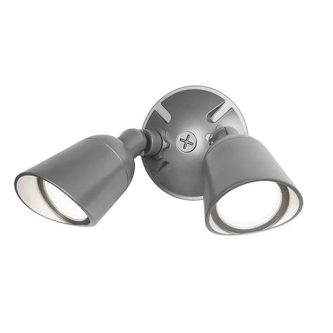 WAC WP-LED430-30-AGH Endurance Double Spot Wallpack Luminaire 120V 3000K Architectural Graphite - Atlantic Lighting