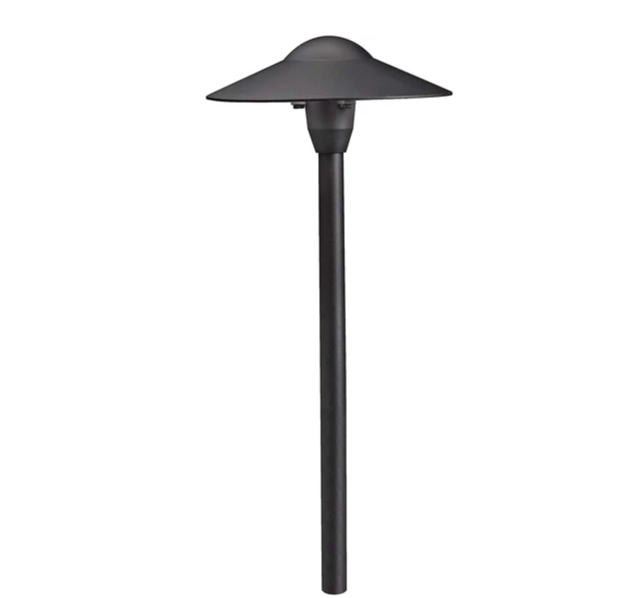 Kichler 15310BKT Landscape 12 Volt Lighting Low Volt Landscape Path Lighting Xenon, Black - Atlantic Lighting