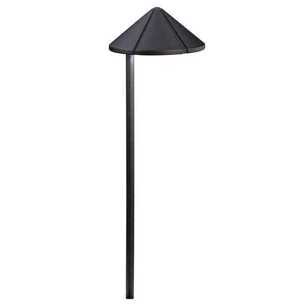 Kichler 15315BKT Side Mount 12V Path Light Textured Black - Atlantic Lighting