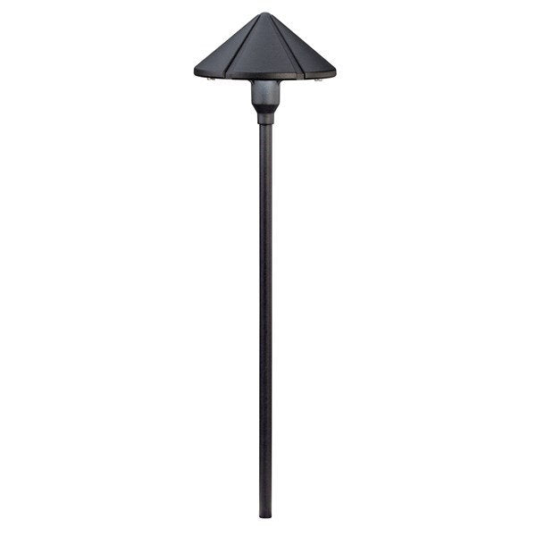 Kichler 15326BKT Center Mount 12V Path Light Textured Black - Atlantic Lighting