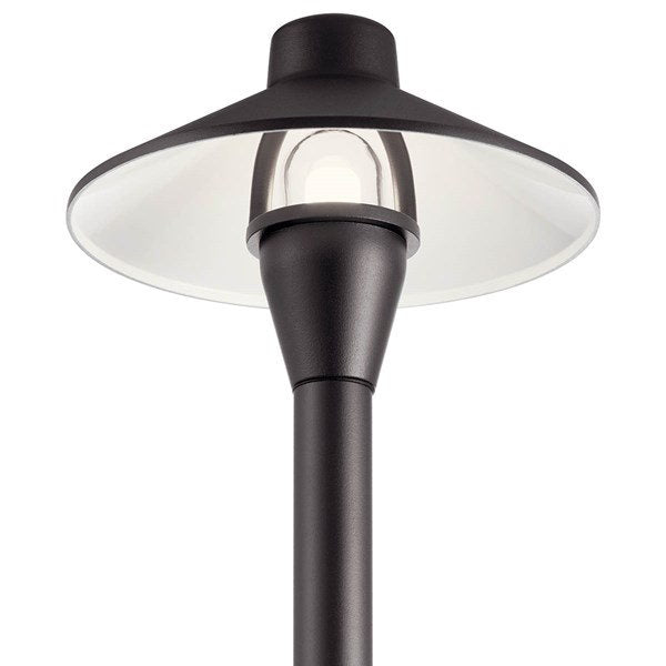 Kichler 15478AZT 12V 6.75" Path Light Textured Architectural Bronze - Atlantic Lighting