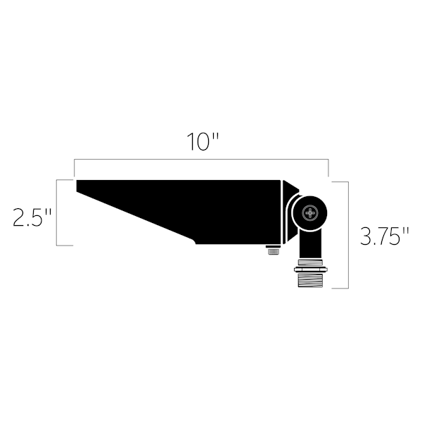 Kichler 15494CBR Long Cowl Mini Downlight - Atlantic Lighting