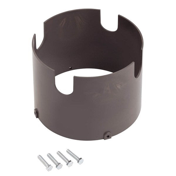 Kichler 15608AZ In-Ground Concrete Installation Kit Architectural Bronze - Atlantic Lighting