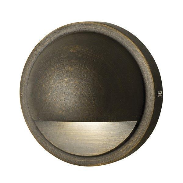 Kichler 15764CBR30 12V LED Half Moon Deck Light - Atlantic Lighting