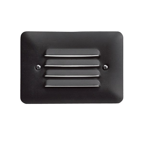 Kichler 15782BKT27R 2700K Louvered LED Mini Step Light in Textured Black - Atlantic Lighting