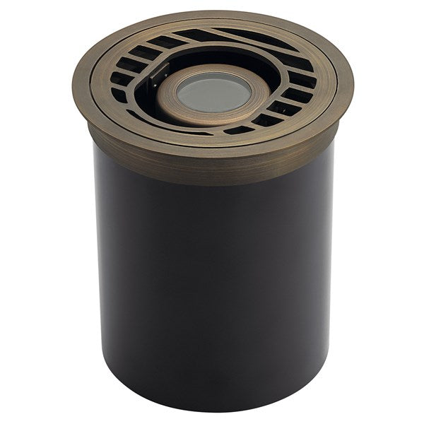 Kichler 15789CBR Articulating Well Light with Rock guard - Atlantic Lighting