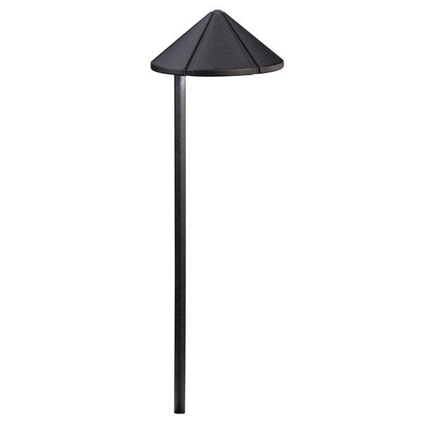 Kichler 15815BKT30R Side Mount 3000K LED Path Light Textured Black - Atlantic Lighting
