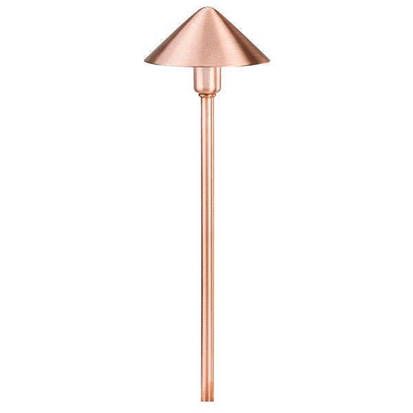 Kichler 15839CO27R Fundamentals 2700K LED Path Light Copper - Atlantic Lighting