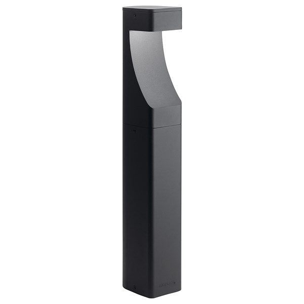 Kichler 15848BKT Textured Bollard 12V LED Path Light Black - Atlantic Lighting