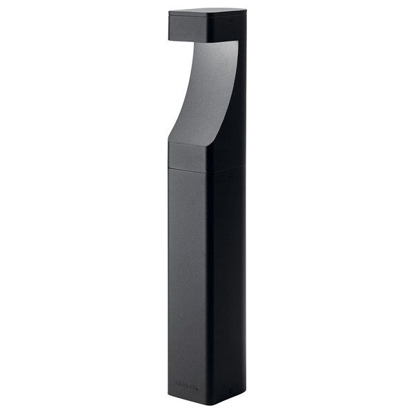 Kichler 15848BKT Textured Bollard 12V LED Path Light Black - Atlantic Lighting