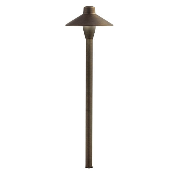 Kichler 15878CBR30 12V LED 3000K Traditional Path Light - Atlantic Lighting