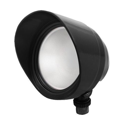 RAB Lighting BULLET12YB LED Bullet Flood, 12W, 800 lm, 3000 K (Warm), Black Finish - Atlantic Lighting
