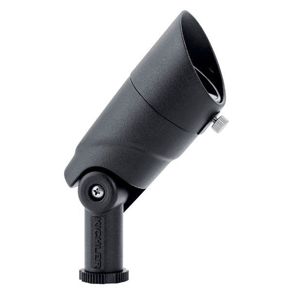 Kichler 16017BKT30 VLO 3000K Small 60 Degree Wide Flood Textured Black - Atlantic Lighting