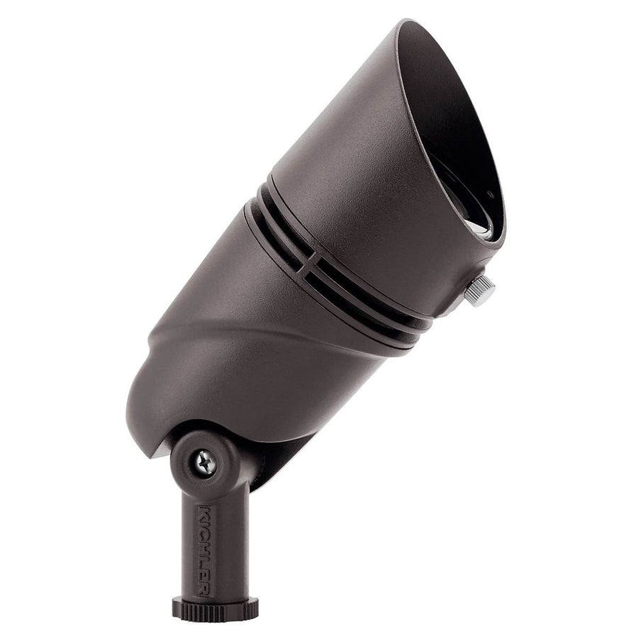 Kichler 16018AZT30 VLO 3000K Large 15 Degree Spot Textured Architectural Bronze - Atlantic Lighting