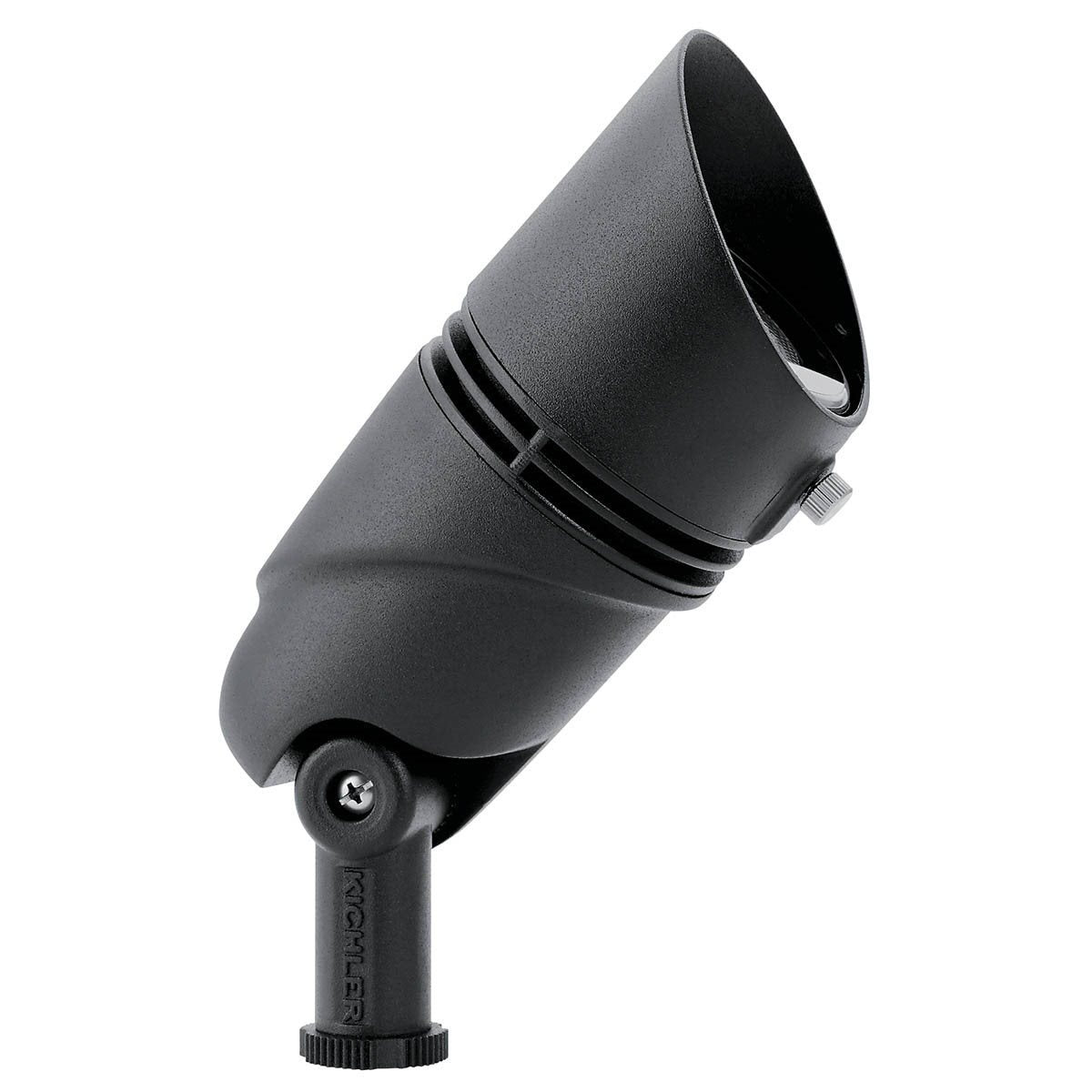 Kichler 16018BKT27 VLO 2700K Large 15 Degree Spot Textured Black - Atlantic Lighting