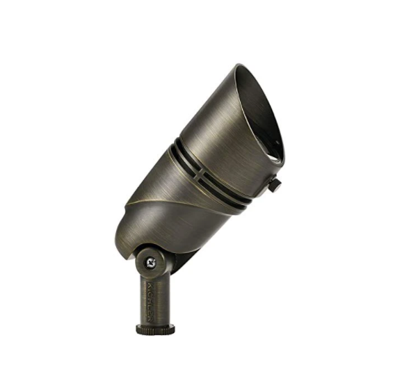 Kichler 16019CBR30 VLO Landscape LED Adjustable Lumen Large Accent - 35 Degree Flood, Centennial Brass - Atlantic Lighting