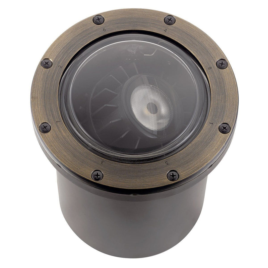 Kichler 16023CBR30 VLO 3000K LED 15 Degree Beam Angle In-Ground Accent Centennial Brass - Atlantic Lighting