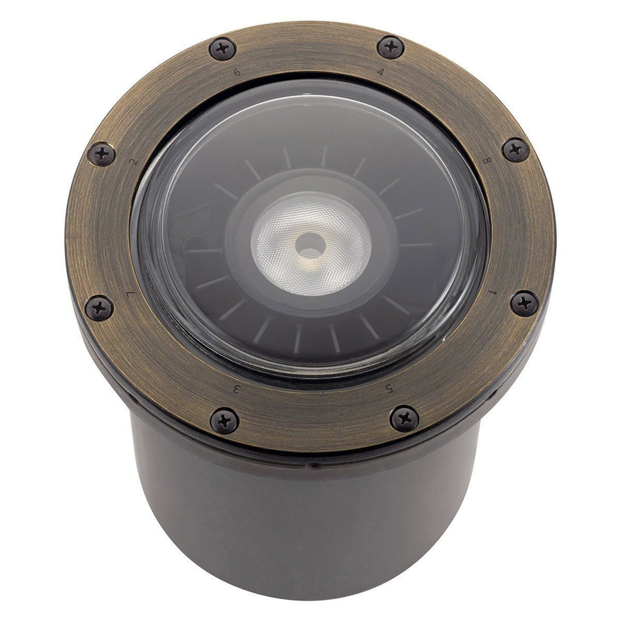 Kichler 16023CBR27 VLO 2700K LED 15 Degree Beam Angle In-Ground Accent Centennial Brass - Atlantic Lighting