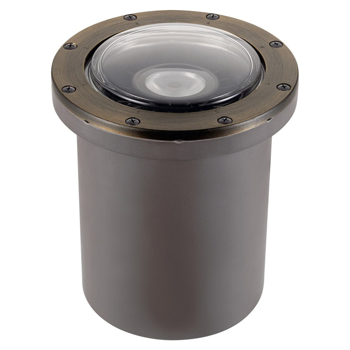 Kichler 16023CBR30 VLO 3000K LED 15 Degree Beam Angle In-Ground Accent Centennial Brass - Atlantic Lighting