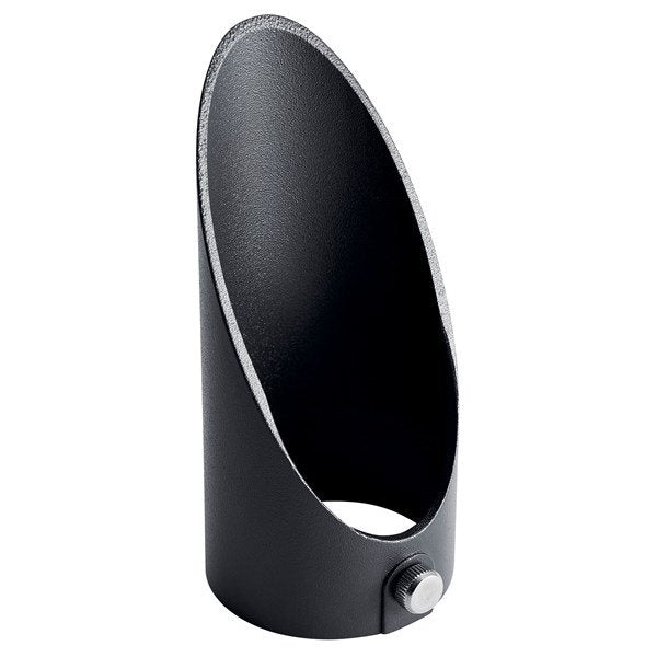 Kichler 16067BKT Accent VLO 2" Small Long Cowl Textured Black - Atlantic Lighting