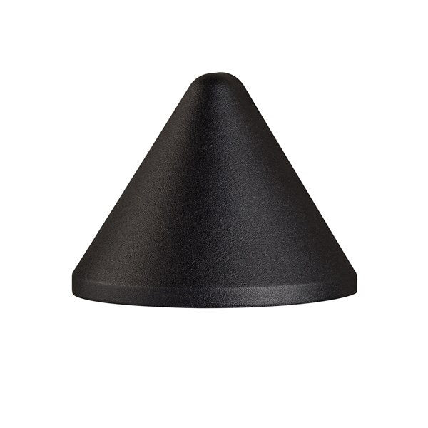 Kichler 16110BKT27 Fundamentals 2700K LED Deck Light Textured Black - Atlantic Lighting