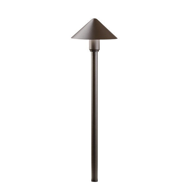 Kichler 16120AZT27 Fundamentals 2700K LED Path Light Textured Architectural Bronze - Atlantic Lighting