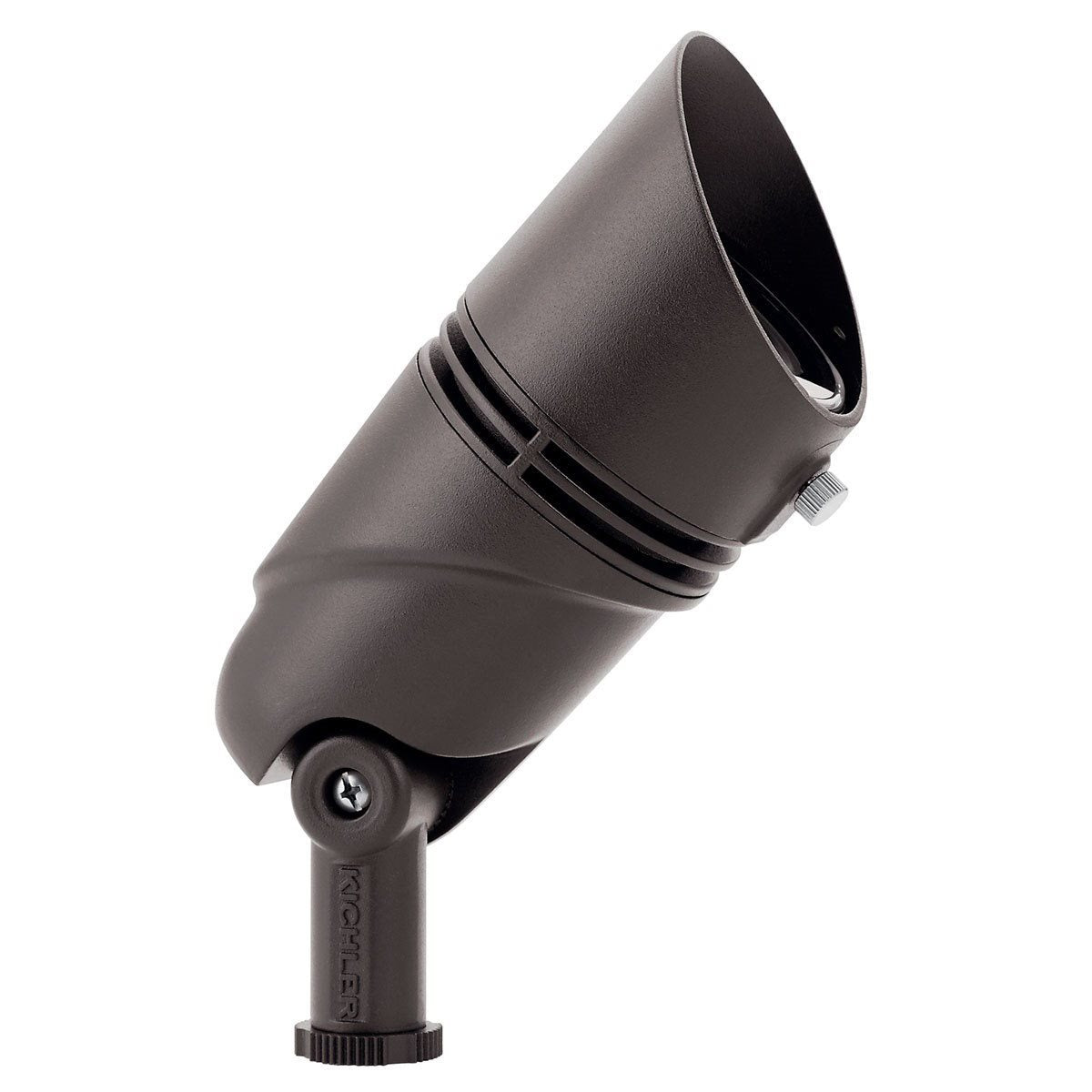 Kichler 16160AZT30 VLO 3000K 15 Degree LED High Lumen Accent Spotlight Textured Architectural Bronze - Atlantic Lighting