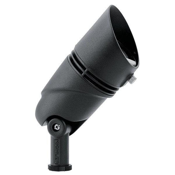 Kichler 16160BKT27 VLO 2700K 15 Degree LED High Lumen Accent Spotlight Textured Black - Atlantic Lighting