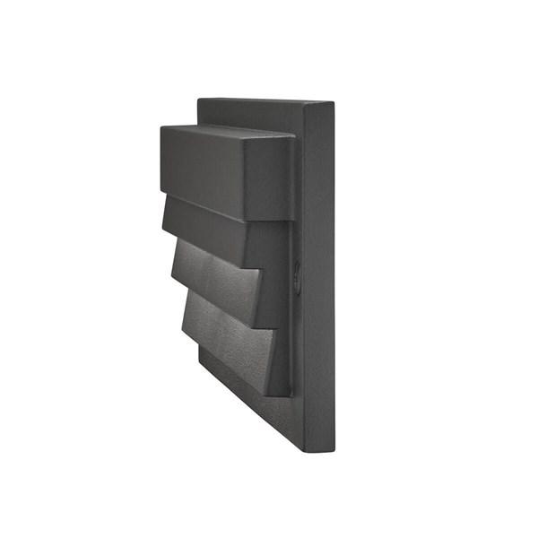 Kichler 16171BKT27 2700K LED Louvered Surface Mount Step Light Textured Black - Atlantic Lighting