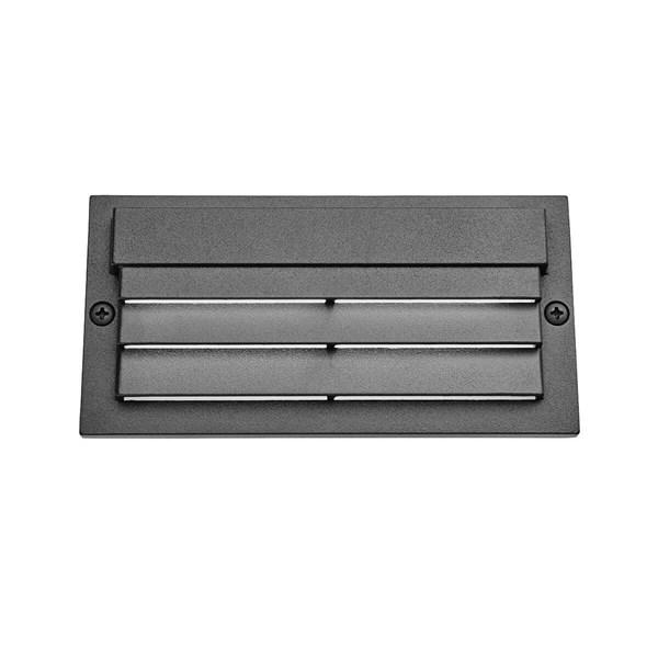 Kichler 16171BKT27 2700K LED Louvered Surface Mount Step Light Textured Black - Atlantic Lighting