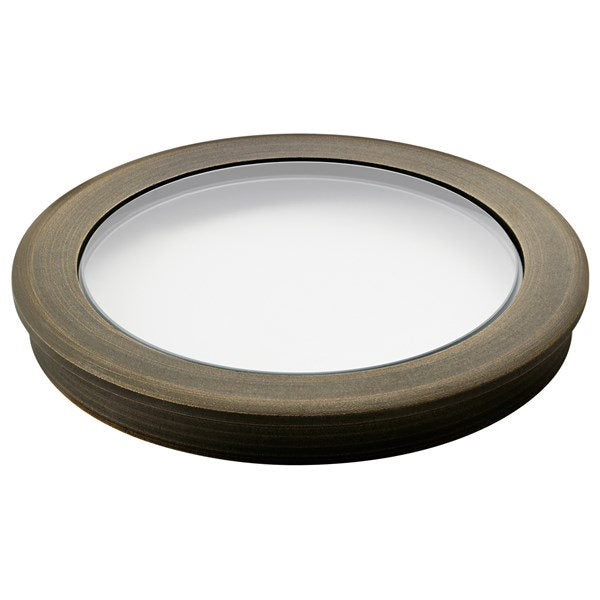 Kichler 16191CBR Uni-Sleeve Flat Glass Accessory Centennial Brass - Atlantic Lighting