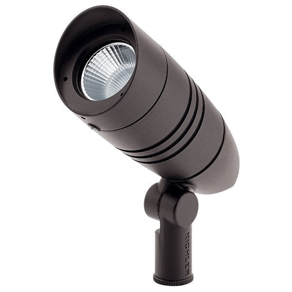 Kichler 16212AZT30 C-Series 3000K 10W Small Accent 15-Degree Textured Architectural Bronze - Atlantic Lighting