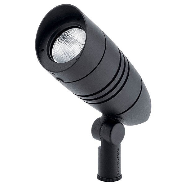 Kichler 16213BKT30 C-Series 3000K 10W Small Accent 40-Degree Textured Black - Atlantic Lighting