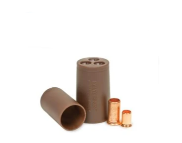 King Innovation 20240 DryCrimp (non-filled), Contents Include 25 non-filled housings, 25 small & 25 large copper crimp sleeves - Atlantic Lighting