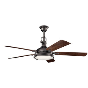 Kichler 310017AVI Hatteras Bay™ LED 3000K 60" Fan Anvil Iron