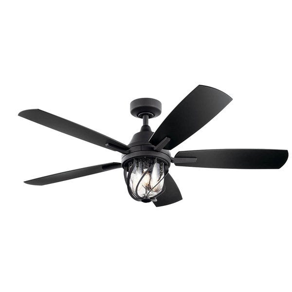 Kichler 310073DBK  Lydra™ LED 52" Ceiling Fan Distressed Black