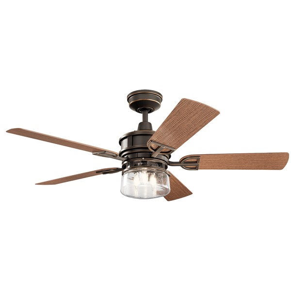 Kichler 310239OZ Lyndon Patio LED 3000K 52" Fan Olde Bronze - Atlantic Lighting