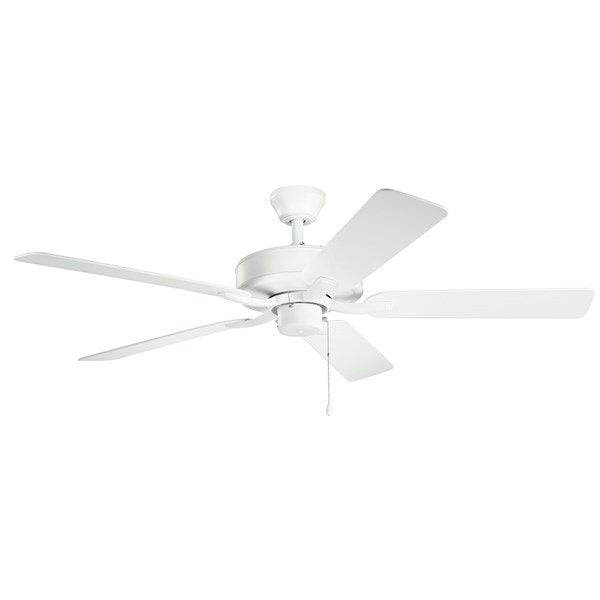 Kichler 330015MWH 52" Basics Pro Patio Fan Matte White - Atlantic Lighting