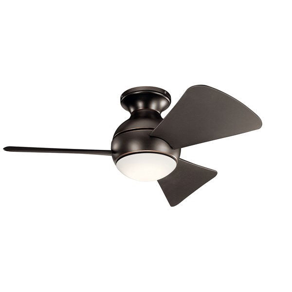 Kichler 330150OZ Sola LED 34" Fan Olde Bronze® - Atlantic Lighting