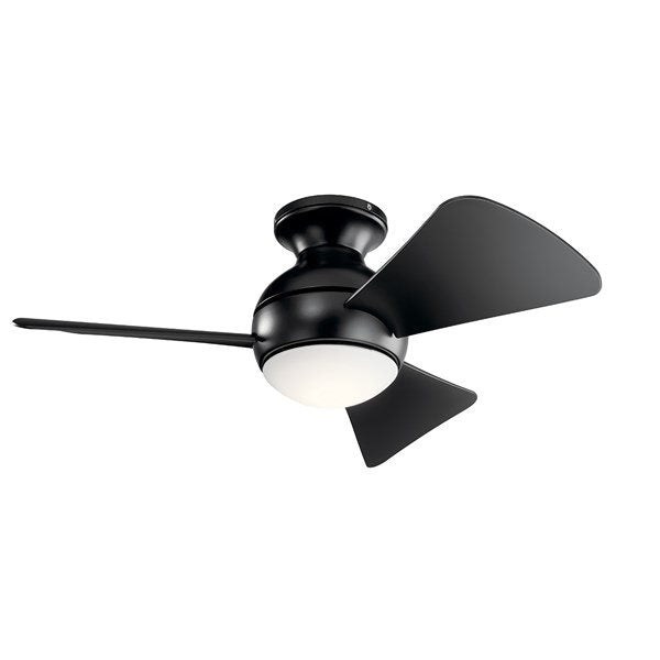 Kichler 330150SBK Sola LED 3000K 34" Fan Satin Black - Atlantic Lighting