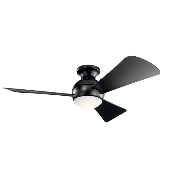 Kichler 330151SBK Sola LED 3000K 44" Fan Satin Black - Atlantic Lighting